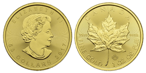 Maple Leaf 1 Unze Goldmünze (Kanada)