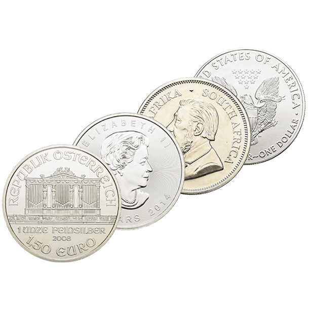 Silbermünzen kaufen und verkaufen